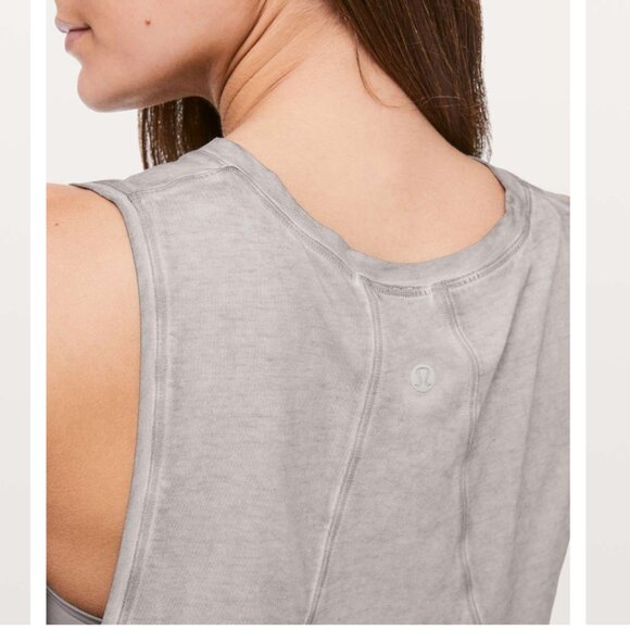 Lululemon Muscle Love Crop Tank *Fade Washed French Clay - Size 2-4 - Picture 3 of 6